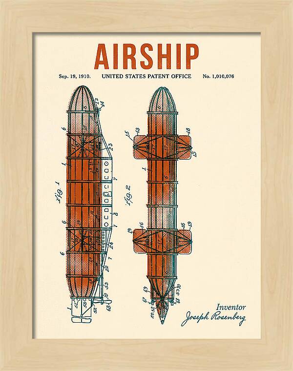 Airship Retro Patent Us1010076