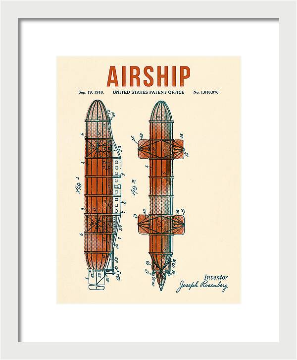 Airship Retro Patent Us1010076