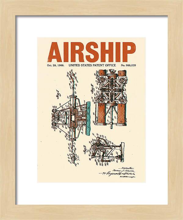 Airship Retro Patent Us988039