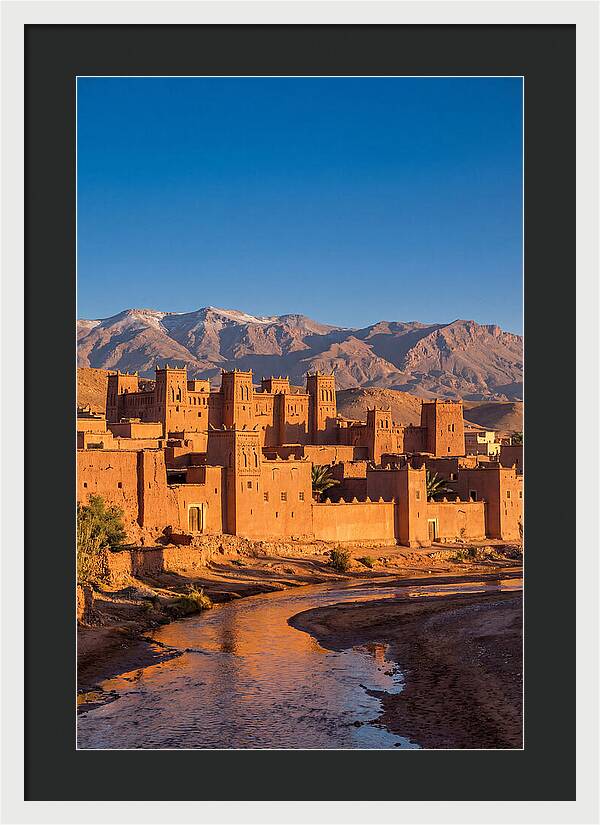 Ait Benhaddou At Golden Hour