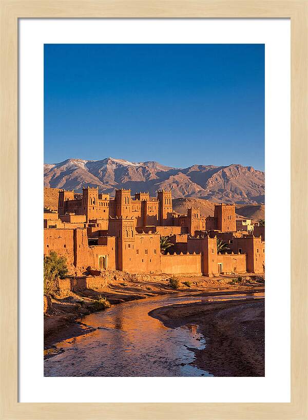 Ait Benhaddou At Golden Hour