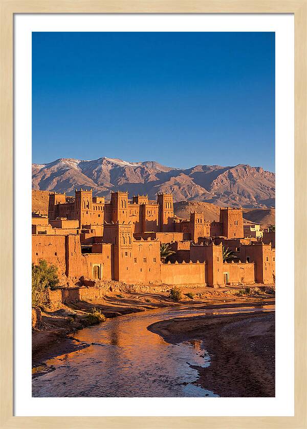 Ait Benhaddou At Golden Hour