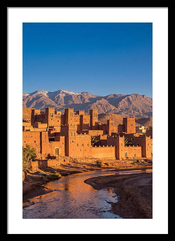 Ait Benhaddou At Golden Hour