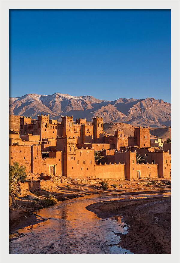 Ait Benhaddou At Golden Hour