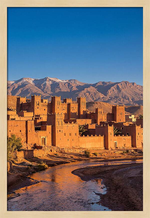Ait Benhaddou At Golden Hour
