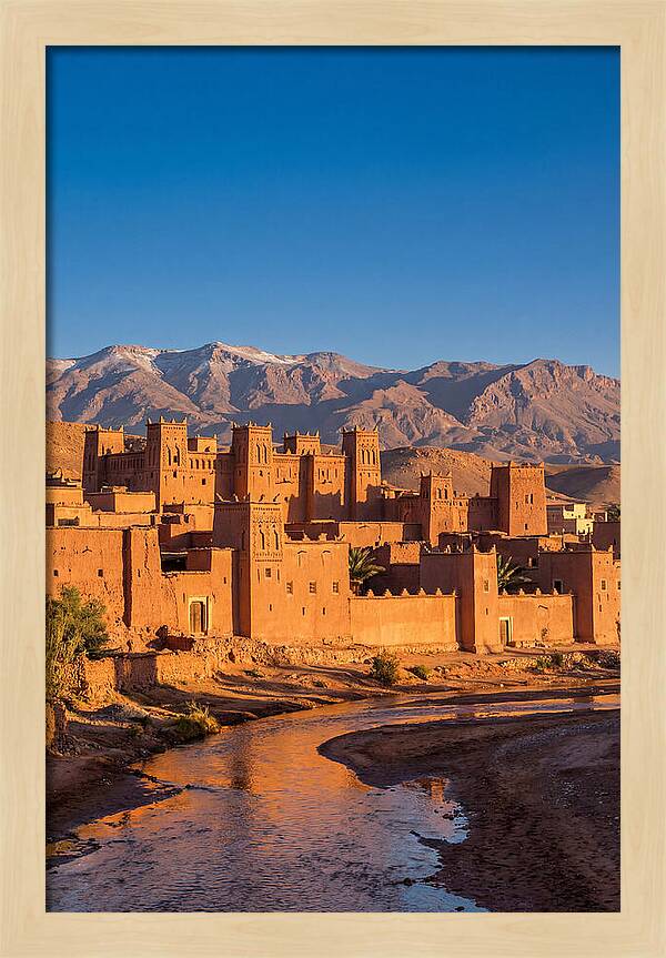 Ait Benhaddou At Golden Hour