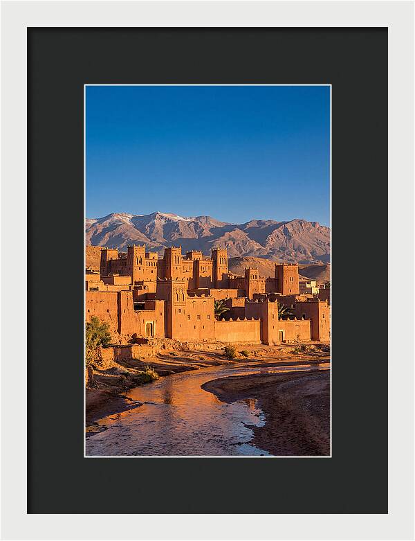 Ait Benhaddou At Golden Hour