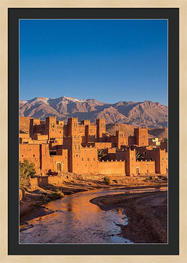 Ait Benhaddou At Golden Hour