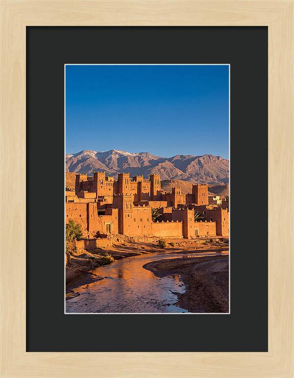 Ait Benhaddou At Golden Hour