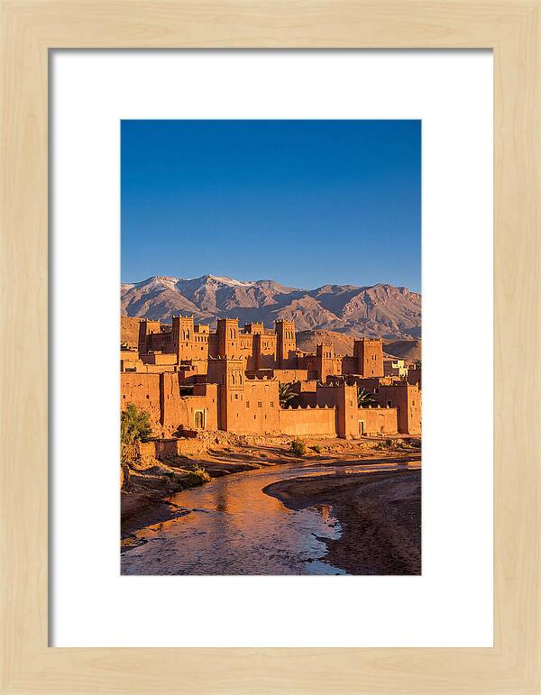 Ait Benhaddou At Golden Hour