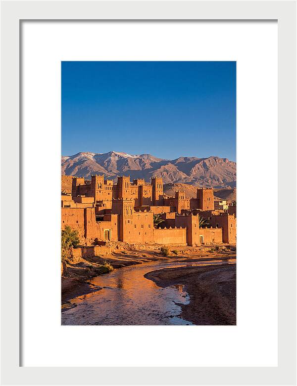 Ait Benhaddou At Golden Hour