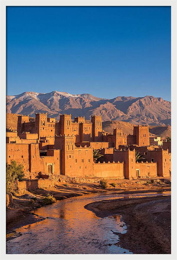 Ait Benhaddou At Golden Hour