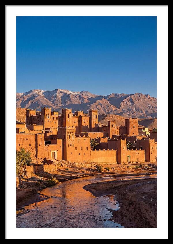 Ait Benhaddou At Golden Hour
