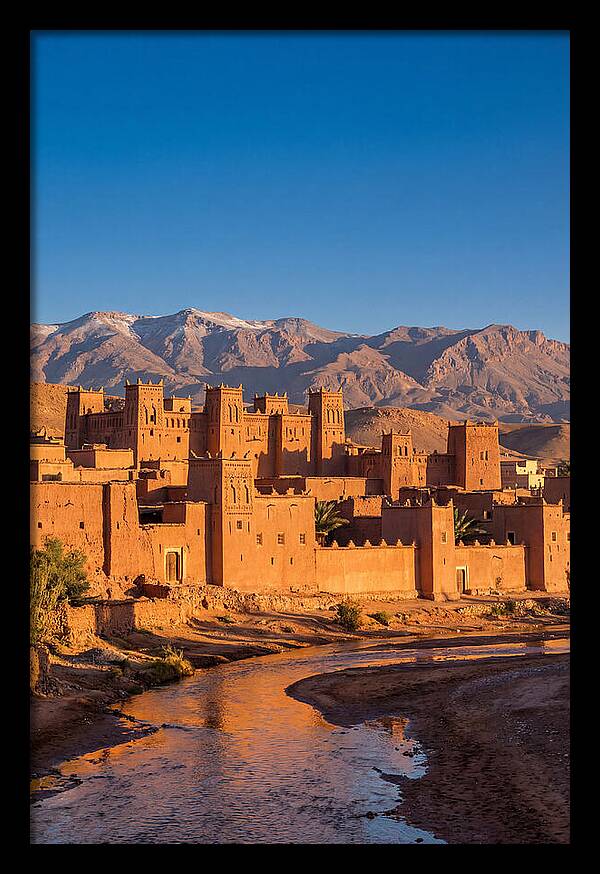 Ait Benhaddou At Golden Hour