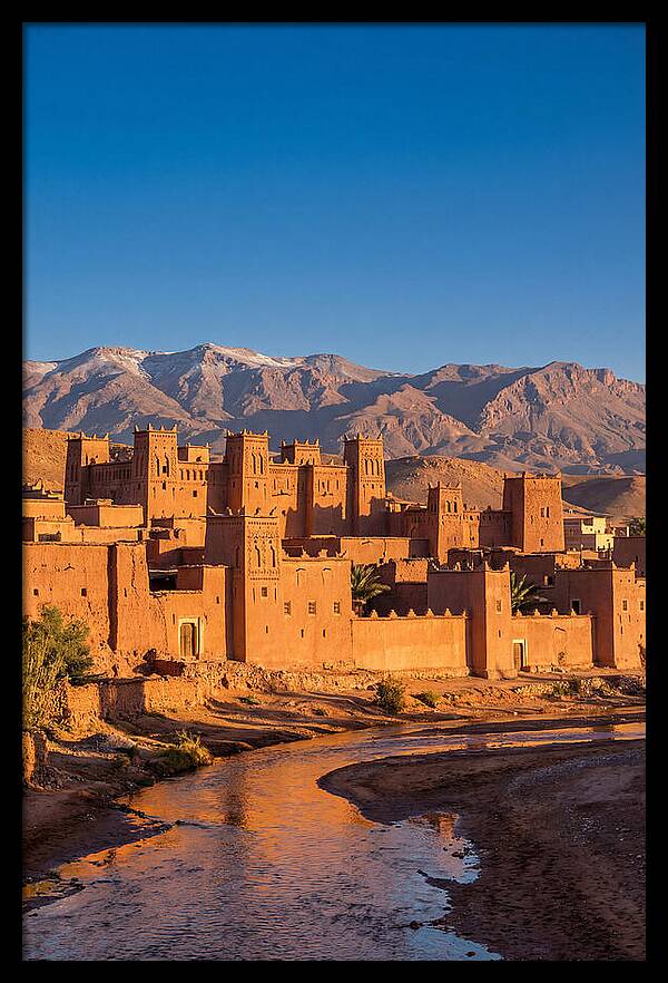 Ait Benhaddou At Golden Hour