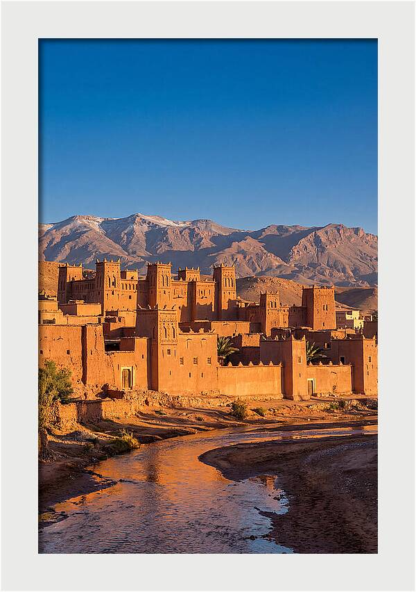 Ait Benhaddou At Golden Hour