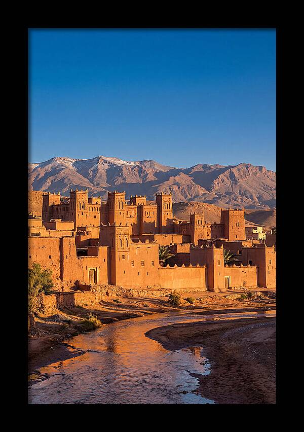 Ait Benhaddou At Golden Hour