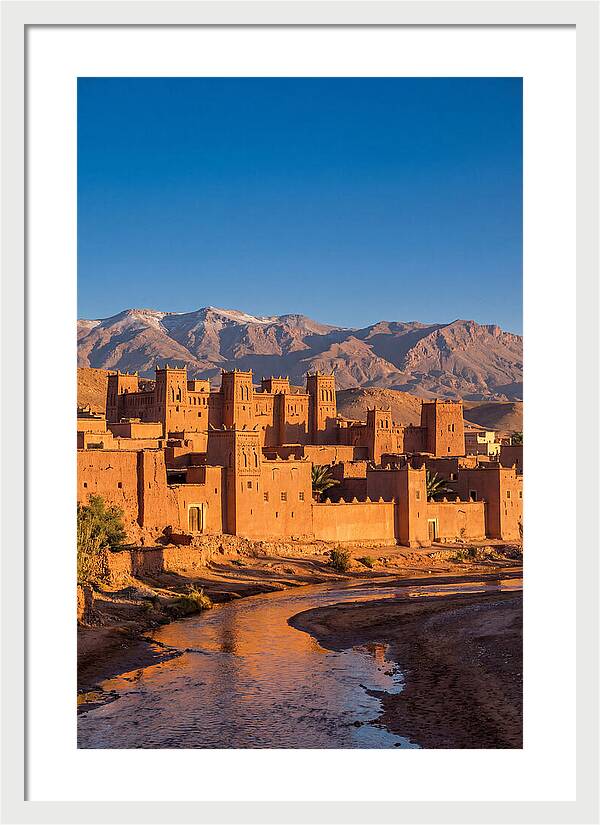 Ait Benhaddou At Golden Hour