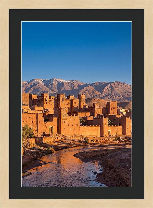 Ait Benhaddou At Golden Hour