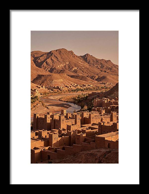 Ait Benhaddou Ksar At Dusk