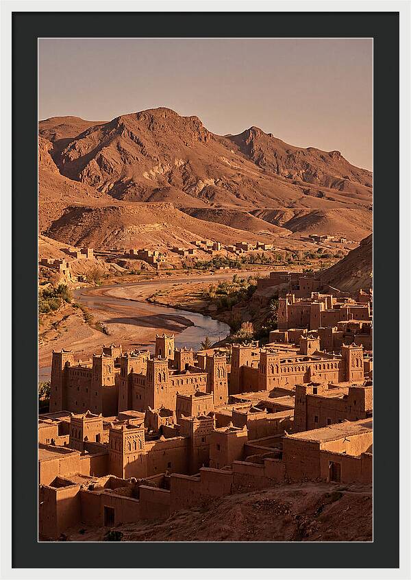 Ait Benhaddou Ksar At Dusk