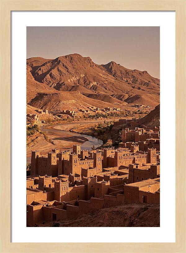 Ait Benhaddou Ksar At Dusk
