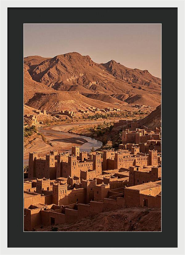 Ait Benhaddou Ksar At Dusk