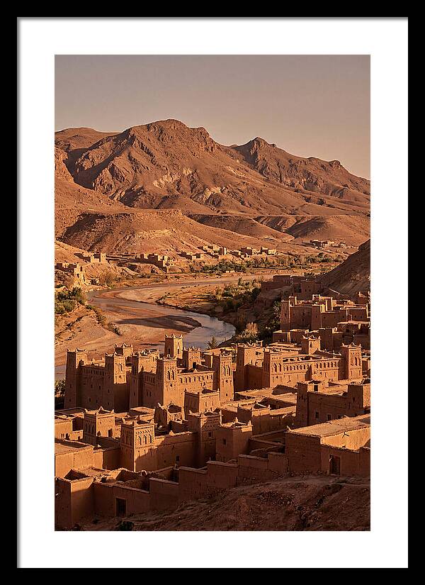Ait Benhaddou Ksar At Dusk