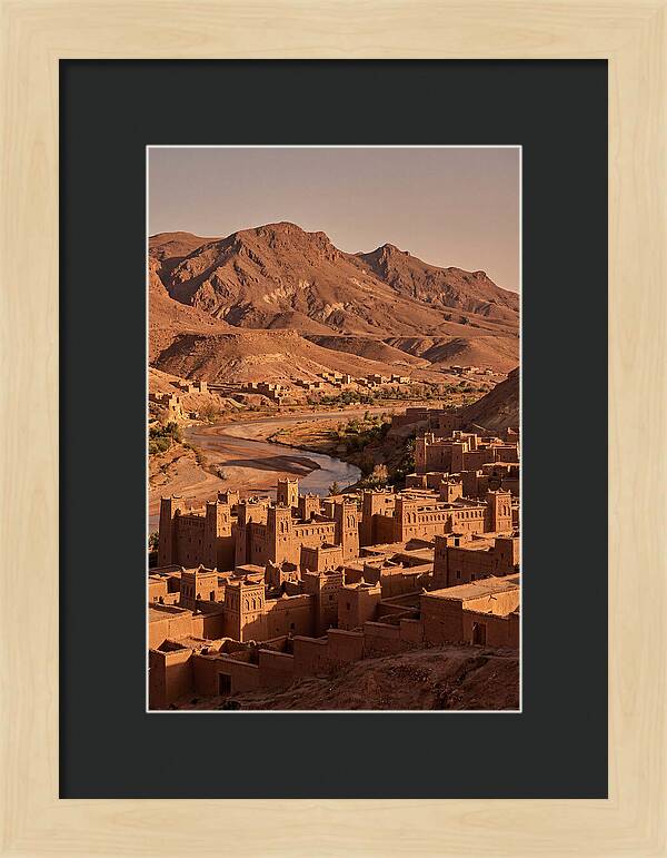 Ait Benhaddou Ksar At Dusk