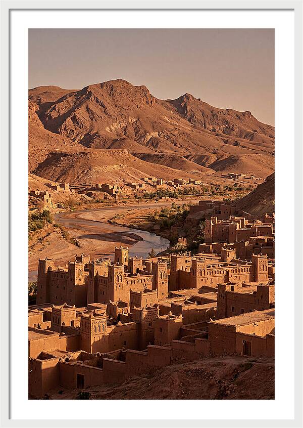 Ait Benhaddou Ksar At Dusk
