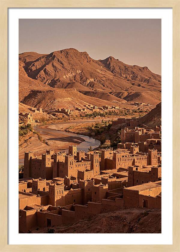 Ait Benhaddou Ksar At Dusk