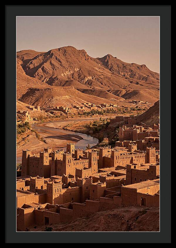 Ait Benhaddou Ksar At Dusk