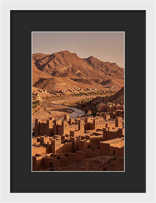 Ait Benhaddou Ksar At Dusk