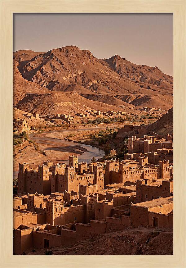 Ait Benhaddou Ksar At Dusk