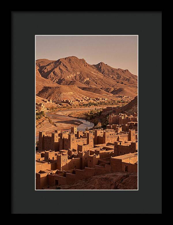 Ait Benhaddou Ksar At Dusk