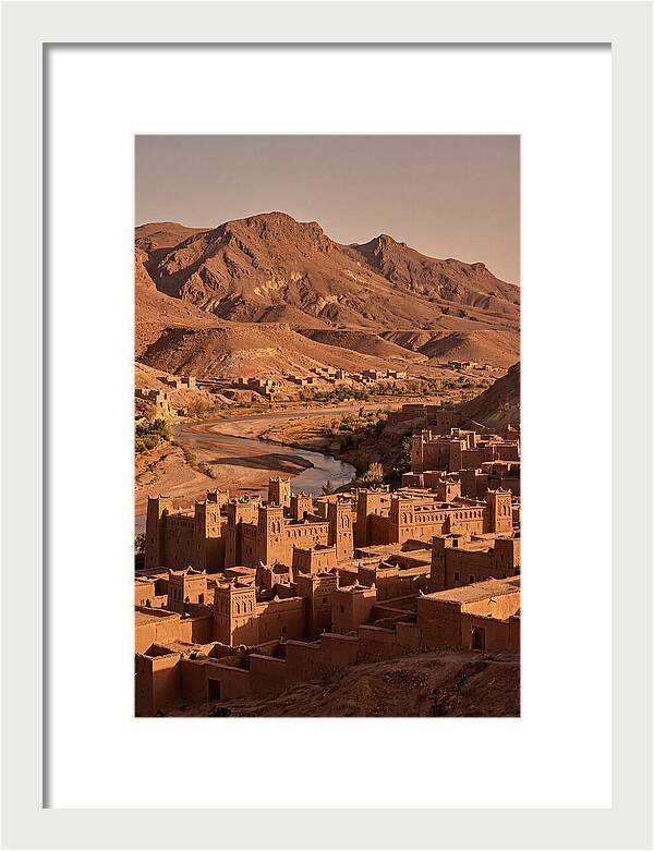 Ait Benhaddou Ksar At Dusk