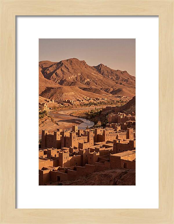 Ait Benhaddou Ksar At Dusk