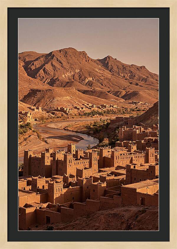 Ait Benhaddou Ksar At Dusk