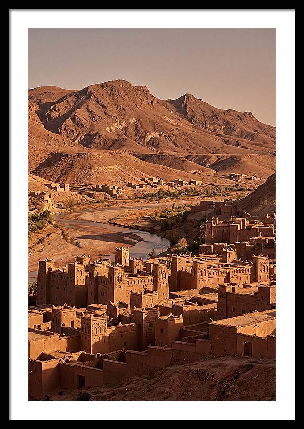 Ait Benhaddou Ksar At Dusk