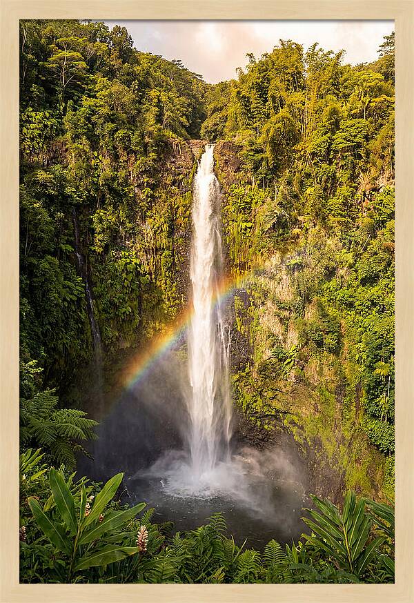 Akaka Falls At Golden Hour
