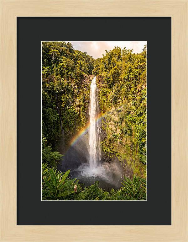 Akaka Falls At Golden Hour