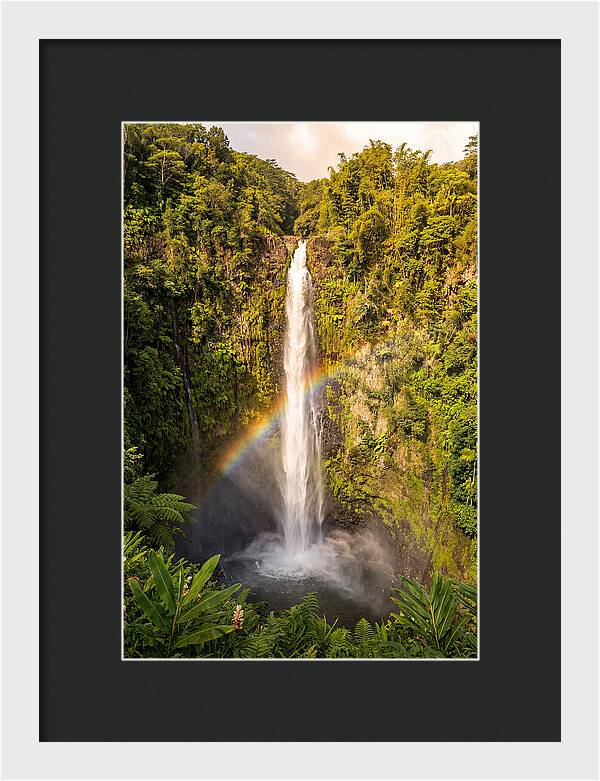 Akaka Falls At Golden Hour