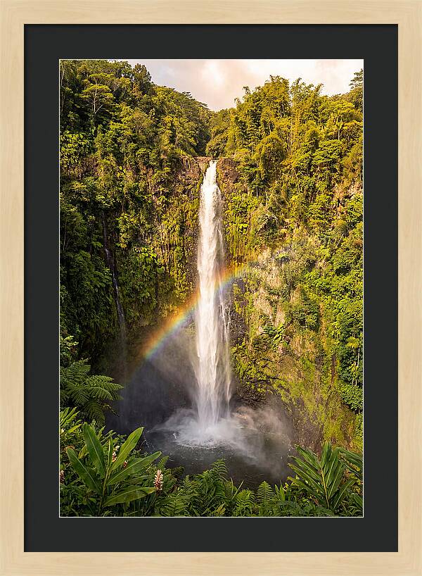 Akaka Falls At Golden Hour