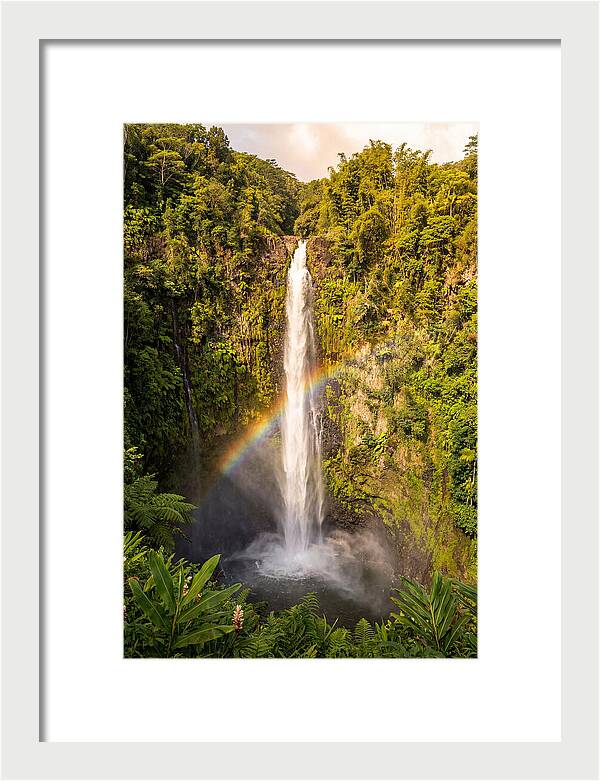Akaka Falls At Golden Hour