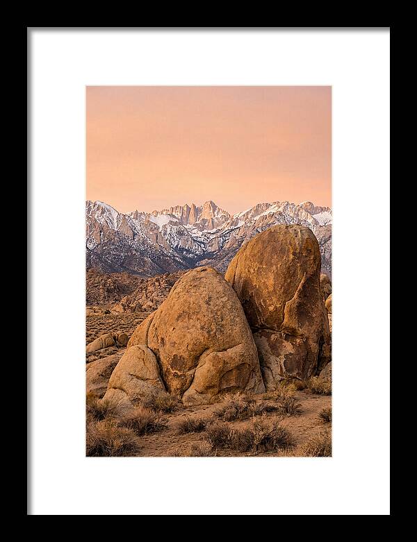 Alabama Hills At Dusk