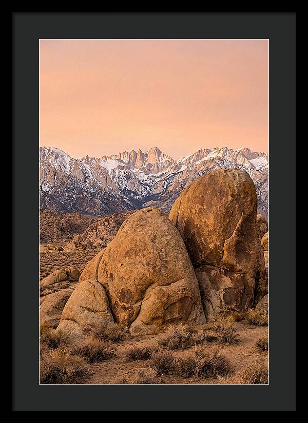 Alabama Hills At Dusk