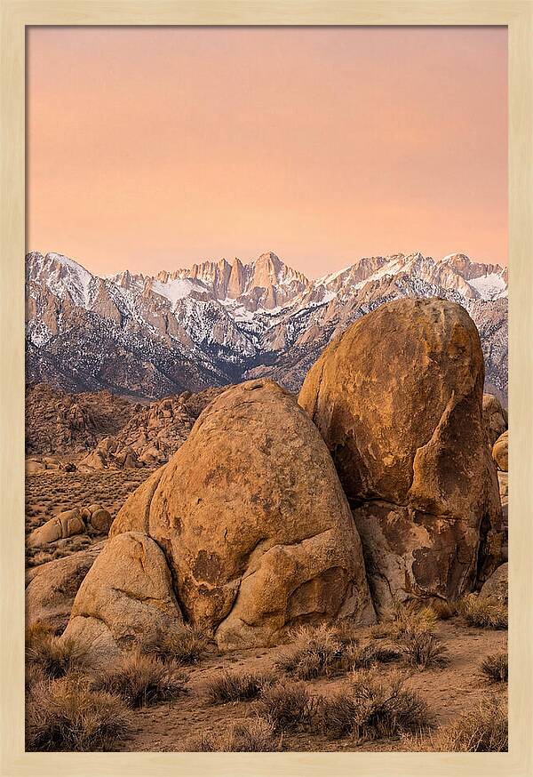Alabama Hills At Dusk