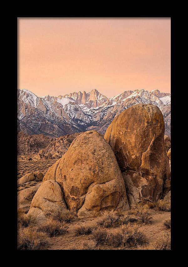 Alabama Hills At Dusk