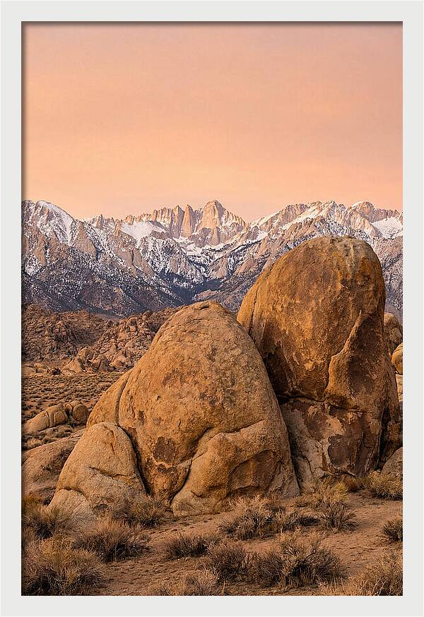 Alabama Hills At Dusk