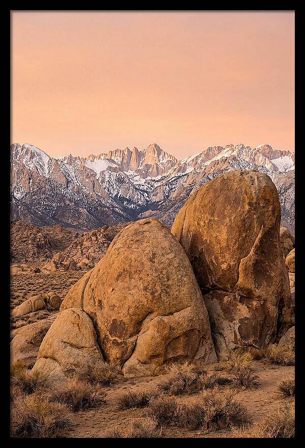Alabama Hills At Dusk
